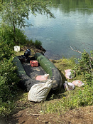 Контроль на воде: рыбоохрана обнаружила на реке Быстрая лодку с незаконной добычей 